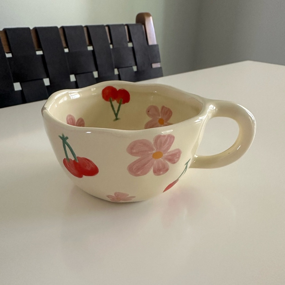 Ceramic Mug 🍒🌸